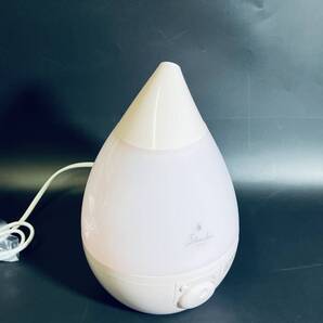 アピックス APIX INTL 【SHIZUKU 超音波式アロマ 加湿器 AHD-144 くすみピーチ】 抗菌カートリッジ付 しずく LEDライト 家電 訳有り