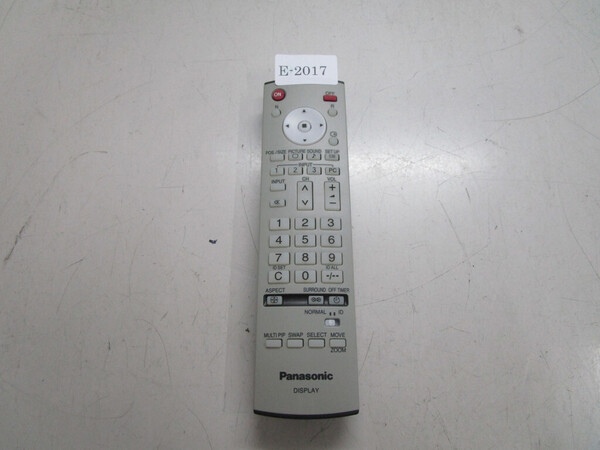 Panasonic EUR7636070R リモコン 通電/信号送信のみ確認済 管理番号E-2017