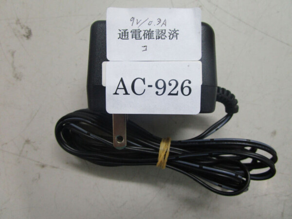 ELECOM MW J35-0900300 ACアダプタ 9V/0.3A 通電確認済 管理番号AC-926