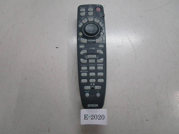 EPSON 125060800 リモコン 通電/信号送信のみ確認済 管理番号E-2020