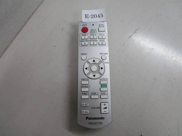 Panasonic N2QAYB000566 リモコン 通電/信号送信のみ確認済 管理番号E-2045