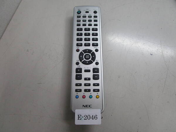 NEC 853-410083-001 リモコン 通電/信号送信のみ確認済 管理番号E-2046