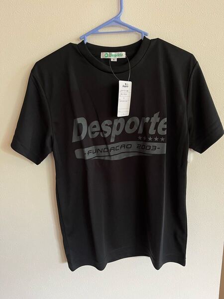【新品、タグ付き】 デスポルチ/Desporte 半袖プラシャツ ブラック 限定カラー Sサイズ②