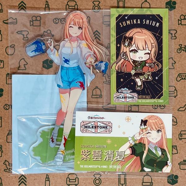 紫雲清夏 アクリルスタンド+名刺サイズカード ペインタースタイル