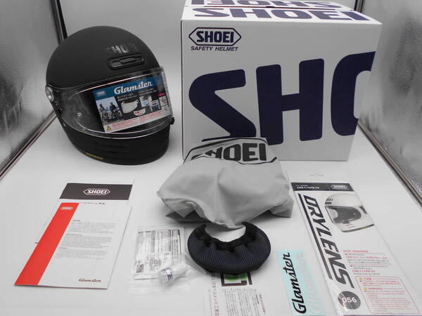 即決価格 送料無料 SHOEI Glamster XLサイズ 新品 マットブラック 61-62cm ショウエイ グラムスター M.BK 艶消し黒
