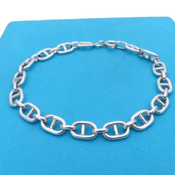 極希少 美品 Tiffany&Co. ヴィンテージ ティファニー アンカー リンク シルバー ブレスレット SV925 TO92
