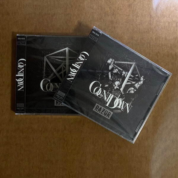 RAZOR/猟牙/剣【COUNTDOWN】 TYPE:A/TYPE:Bの新品未開封セット【2形態CD】※送料無料※BS009