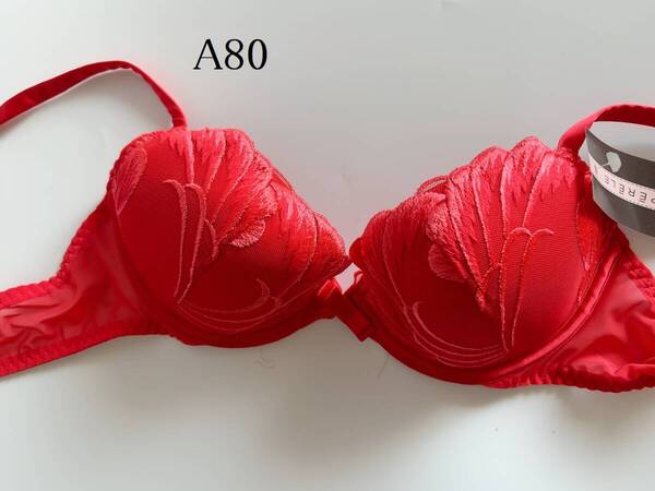 A80☆格安Simone Perele シモーヌ ペレール フランス高級ランジェリーブラ 赤
