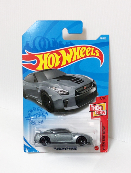 ★ホットウィール R35 GT-R '17 NISSAN グレー 日産 Hot Wheels 新品 未開封