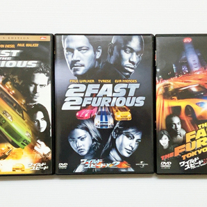 ★ワイルドスピード DVD 3本セット THE Fast AND THE FURIOUS ワイスピ ドム ブライアン R34 GT-R 80スープラ S2000 FD3S ヴェイルサイド