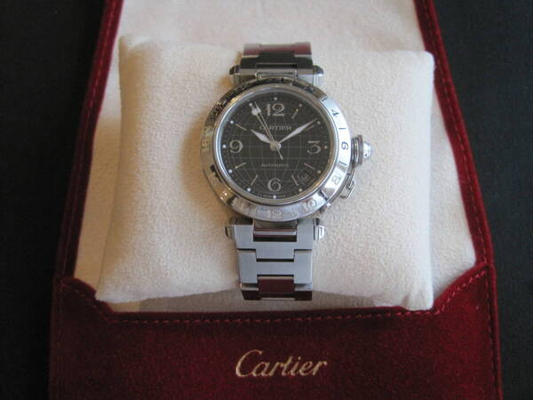 カルティエ CARTIER パシャC メリディアン 黒