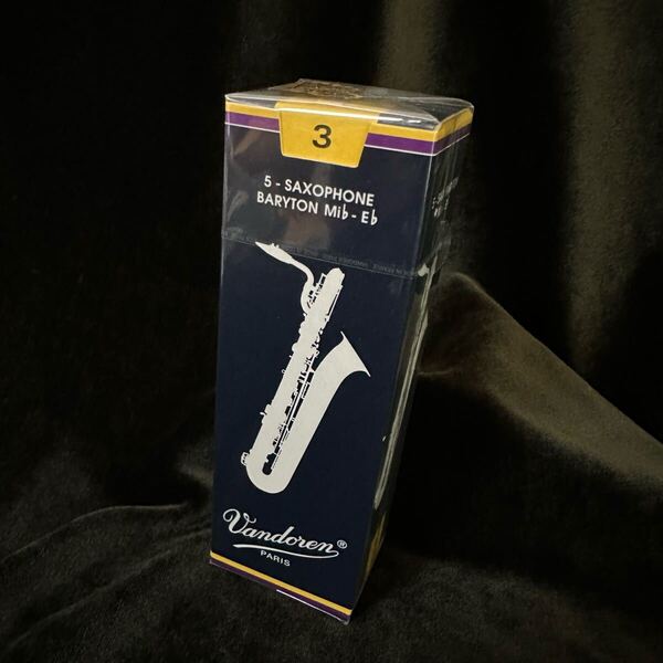 バンドレン Vandoren バリトンサックス リード トラディショナル 青箱 硬度:3【正規輸入品】【送料無料】