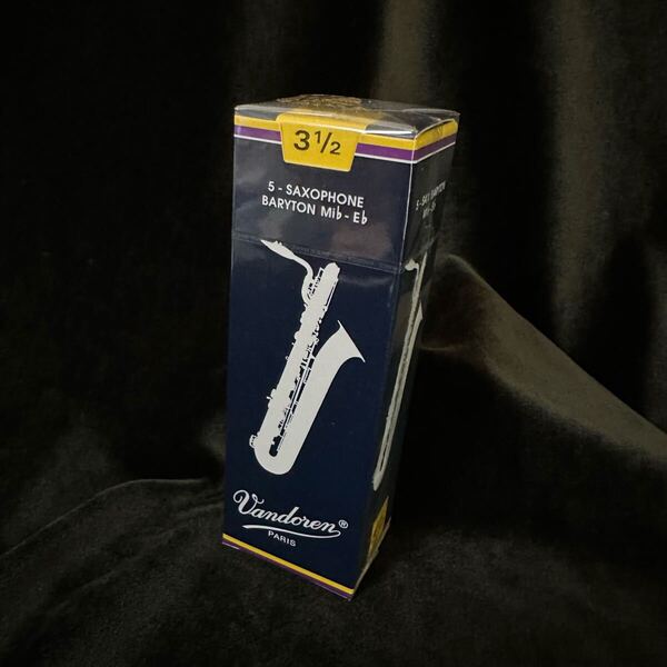 Vandoren バンドレン バリトンサックス リード トラディショナル 青箱 硬度:3.1/2【正規輸入品】【送料無料】