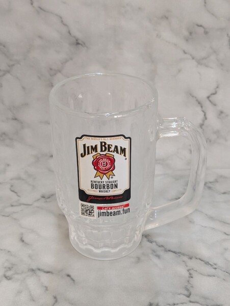 ジムビーム 380 ジョッキ 1個 業務用 非売品 サントリー ビアジョッキ ビールジョッキ 中ジョッキ