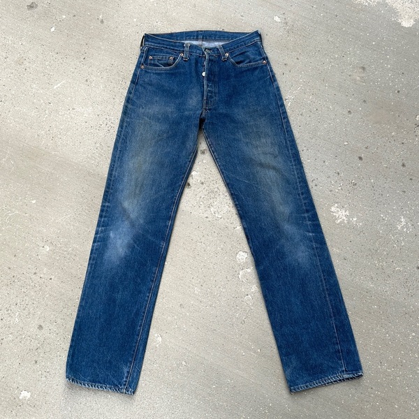 80s 赤耳 オリジナル Levi’s 501 W31 (W30) L36 ビンテージ 1980年代 セルビッジ 耳 中古 ジーンズ セルビッチ Led Line デニムパンツ