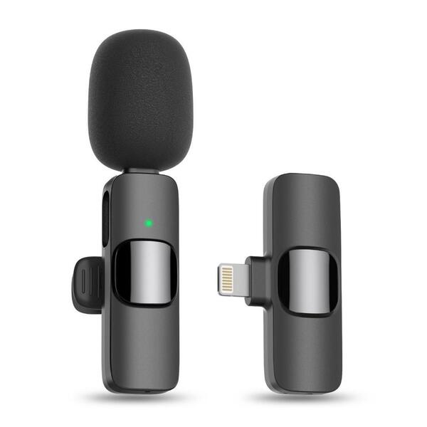 ワイヤレスピンマイク 動画配信 新品未使用 ノイズ軽減 瞬時接続 360°集音