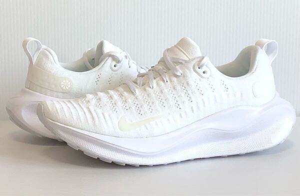 新品 送料込 NIKE REACTX INFINITY RUN 4 26.5cm/US8.5 白 ナイキ リアクトX インフィニティ ラン RUNNING FLYKNIT フライニット 箱無し