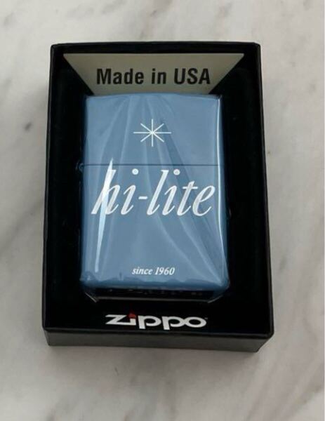 【新品、未使用】 hi-liteオリジナルZippo 65周年記念モデル ハイライト ジッポ 【ブルー】【グリーン】