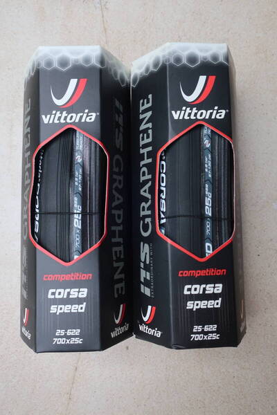 Vittoria Corsa speed TLR 25C コルサスピード 2本