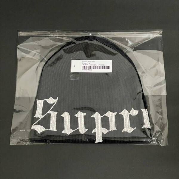 Supreme Old English Printed Beanie Black 25SS オールド イングリッシュ プリンテッド ビーニー ブラック
