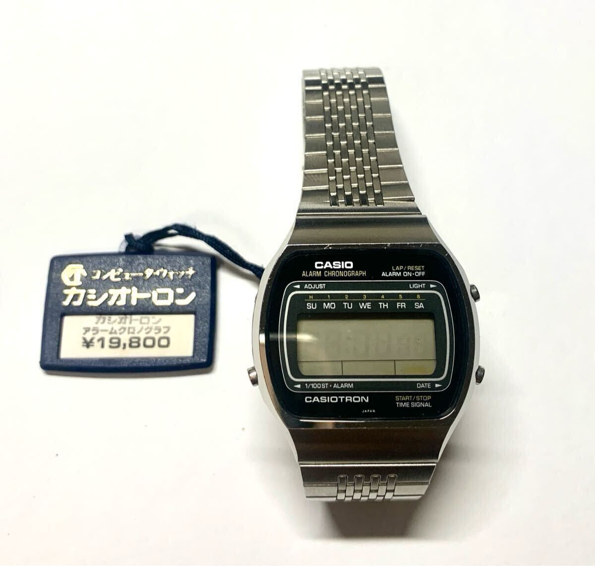 カシオ カシオトロン デジタル腕時計 【デッドストック.未使用品】稼働品 Yahoo!オークション -「デジタル腕時計 デッドストック」(カシオ