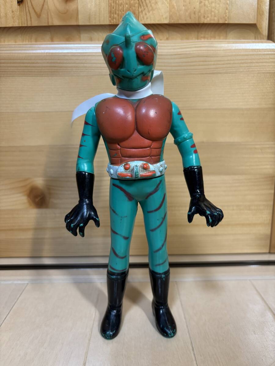 希少 仮面ライダーアマゾン ミドルサイズ ソフビ 当時物 Yahoo!オークション -「仮面ライダーアマゾンソフビ