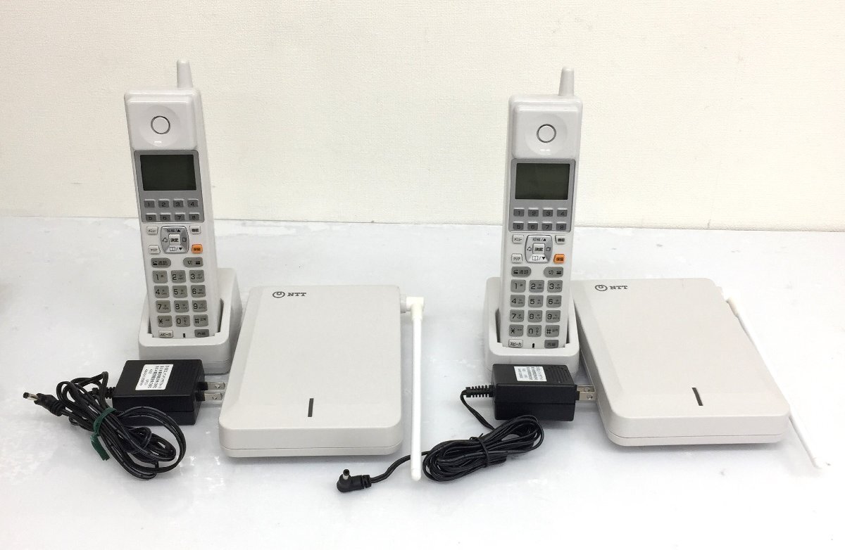 NTT ビジネスフォン ZX-DECL-PS-(1)(W) 2台セット 電話機