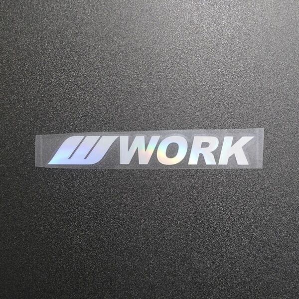 新品・未使用☆WORK ワーク カッティングステッカー オーロラ 1枚 縦20mm×横149mm デカール | 切り文字 | 切文字 | 新品 | 送料無料