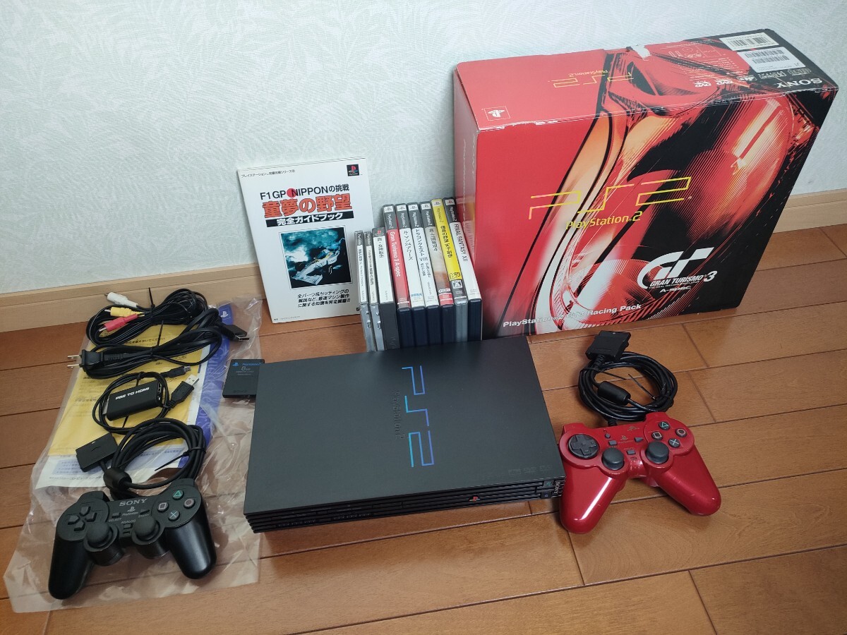 PS2 本体 箱付き！動作確認済み！ プレイステーション2 本体
