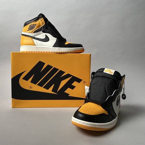 NIKE ナイキ Air Jordan 1 Retro High OG Taxi エアジョーダン1 レトロ ハイ OG タクシー 555088-711 ブラック×イエロー 26.5cm