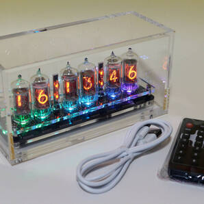 【6管仕様/専用ケース付き】Nixie tube Z570M ニキシー管 時計