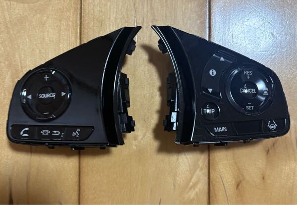 ホンダ N-BOX カスタム JF3 ステアリング スイッチ 左右セット SW LED打ち変え済み ハンドル エヌボックス JF4