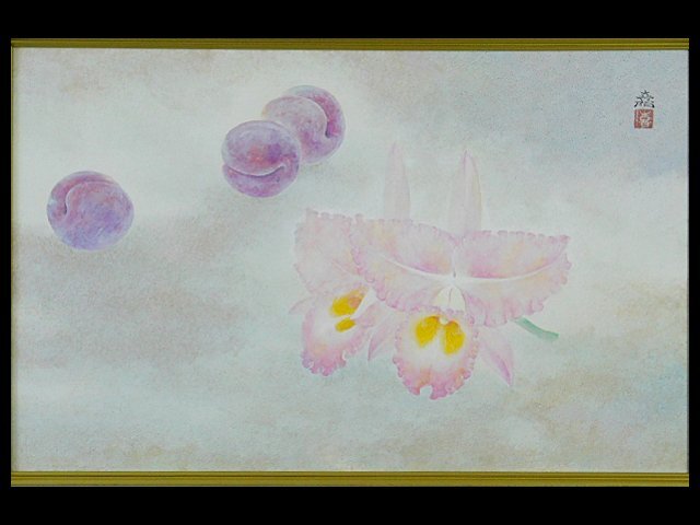 鹿見喜陌、【喜雨】、希少な額装用画集画、新品高級額 額装付、状態良好 2025年最新】Yahoo!オークション -陌(美術品)の中古品・新品・未