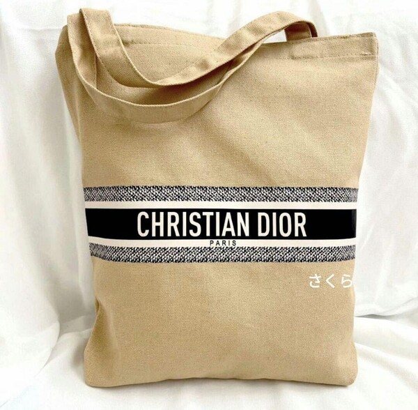 dior ディオール ノベルティトートバッグ エコバック カーキ 非売品 新品未使用品