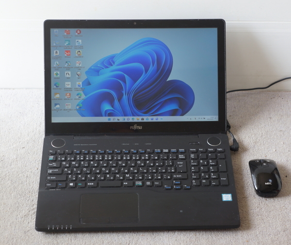 989・タッチパネル・第6世代CPU搭載・AH77/Y・i7-6700HQ/8GB/SSD500GB/ブルーレイ/15.6インチ/Microsoft Office Pro Plus 2021