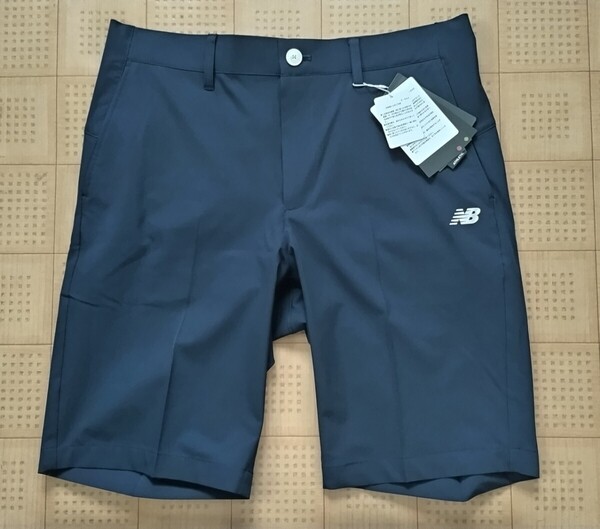 即決新品 New Balance GOLF ストレッチハーフパンツ 4サイズ 76~80㎝ ネイビー ニューバランス ゴルフ