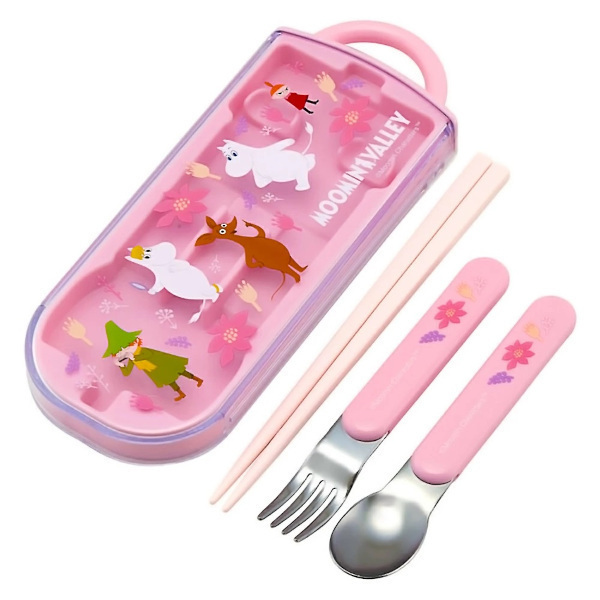 即決新品 ムーミン スプーン フォーク お箸 トリオセット 遠足 保育園 学校 送料無料
