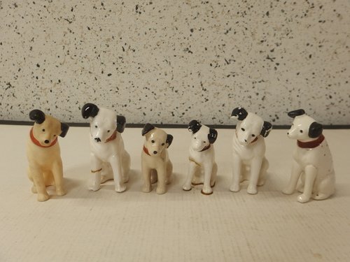 ビクター犬 置き物 12体(+1体) Yahoo!オークション -「ビクター犬 置物」(アンティーク