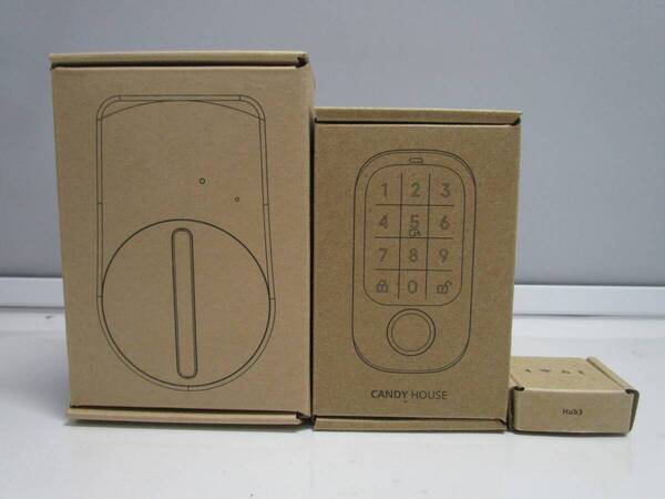 【送料無料】SESAME4 SESAMIタッチPro Hub3 3点セット CANDY HOUSE 中古品