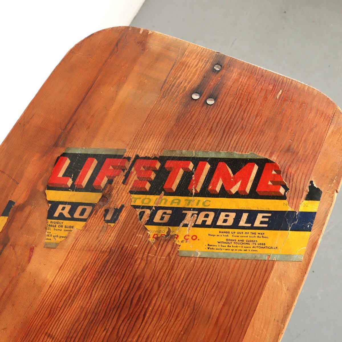 アイロンテーブル　ビンテージ　アメリカ製　キャンプ　テーブル　USA キャンプ アイロン台 ヴィンテージ アイロンテーブル 木製 アメリカ