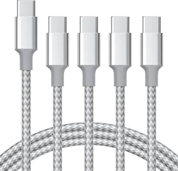 USB Type Cケーブル【1m+1m+2m+2m/4本】タイプc ケーブル PD対応 60W急速充電】データ転送 断線防止 高耐久ナイロン