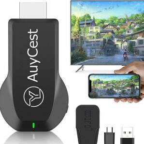 HDMIミラーキャスト AnyCast対応 4k/1080P 正規品 無線HDMI変換アダプター 携帯画面をテレビに映す ミラーリング 日本語取説書付
