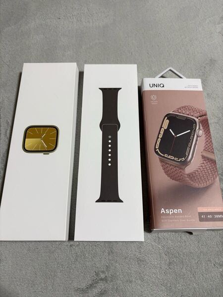 ほぼ未使用品◆◇Apple Watch series9 ゴールドステンレス 41mm◆◇おまけバンド付き!