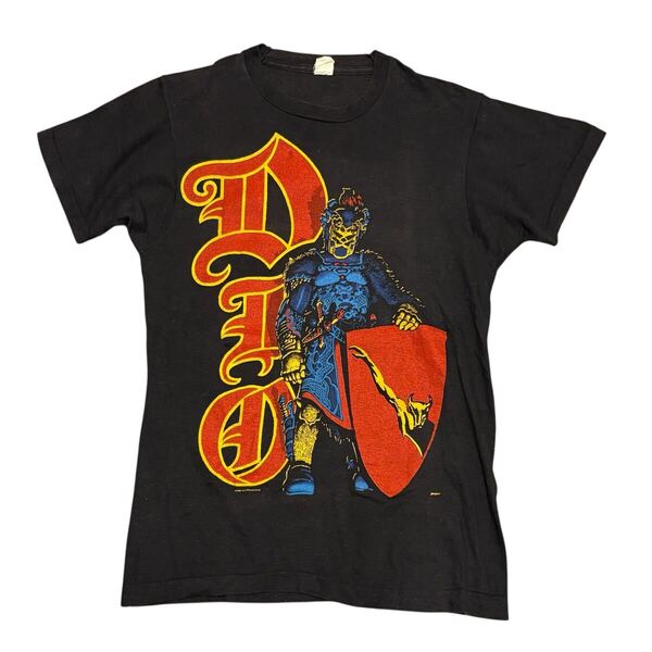 80s DIO ディオ 半袖 Tシャツ USA製 SCREEN STARS ボディ アメカジ ヴィンテージ バンド ブラックサバス