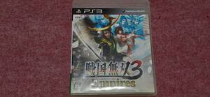 ◇ PS3 【戦国無双 3 Empires】箱付き//説明書なし/動作保証付/2枚までクイックポストで送料185円