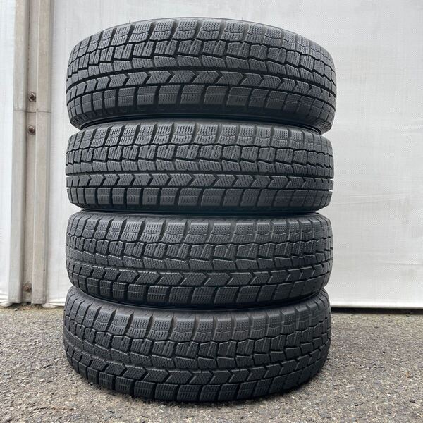 2022年式☆超バリ山.波残り☆ダンロップ WINTER MAXXウィンターマックス WM02☆155/65R13☆4本SET☆国産MADE in ジャパン