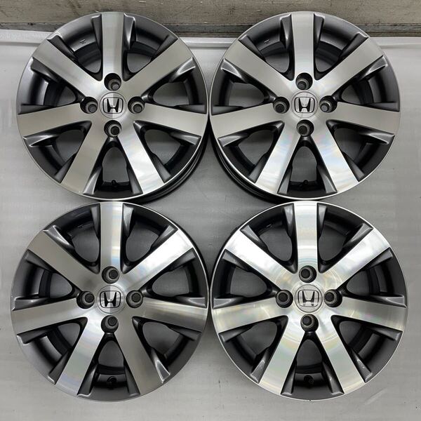 パッと見美品☆ホンダ純正☆GB3.4系 フリード☆15インチ アルミホイール☆4本☆5.5J+50☆フィット.モビリオ.スパイク.キャパ.シャトル