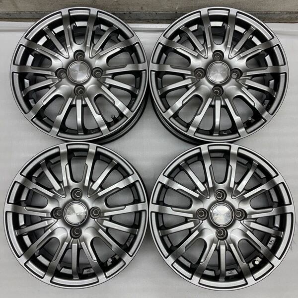 美品☆LEBEN☆14インチ 4.5J+45☆4本☆ ムーヴ.タント.ミラ.アトレー.ワゴンR.スペーシア.ハスラー.アルト ラパン.ライフ.Nシリーズ.ゼスト