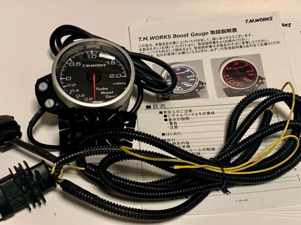 ☆アバルト乗り必見! TMワークス ブースト計 500 595 695 乗りに 稀少 フィアット アバルト☆