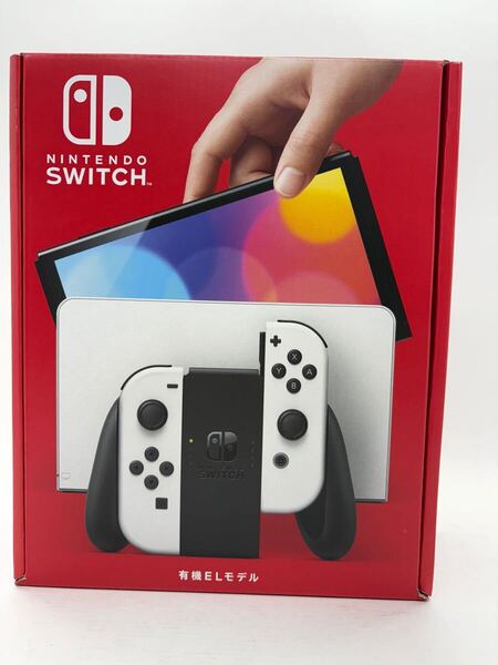 【未使用】Nintendo Switch(有機ELモデル) Joy-Con(L)/(R) ホワイト スイッチ